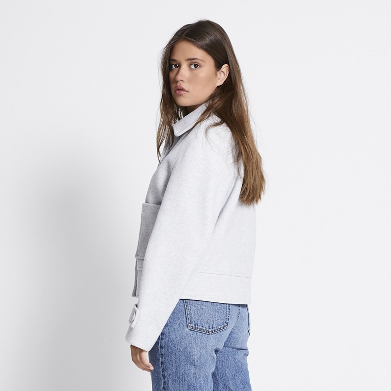 Jacket "Brianna" Light greymelange